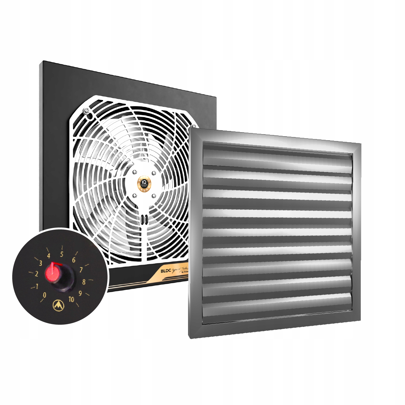 Dospel axiálny ventilátor ODSÁVACÍ VENTILÁTOR VEĽMI TICHÝ + SLEPÝ 300 mm
